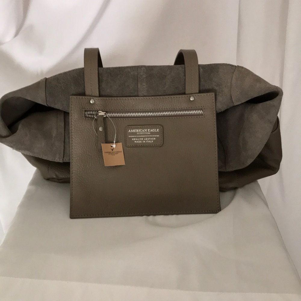 Leather tote